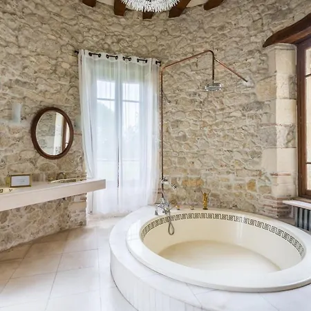 بيت للعطل Chateau Sleeps 19 Pool Wifi Castelsagrat